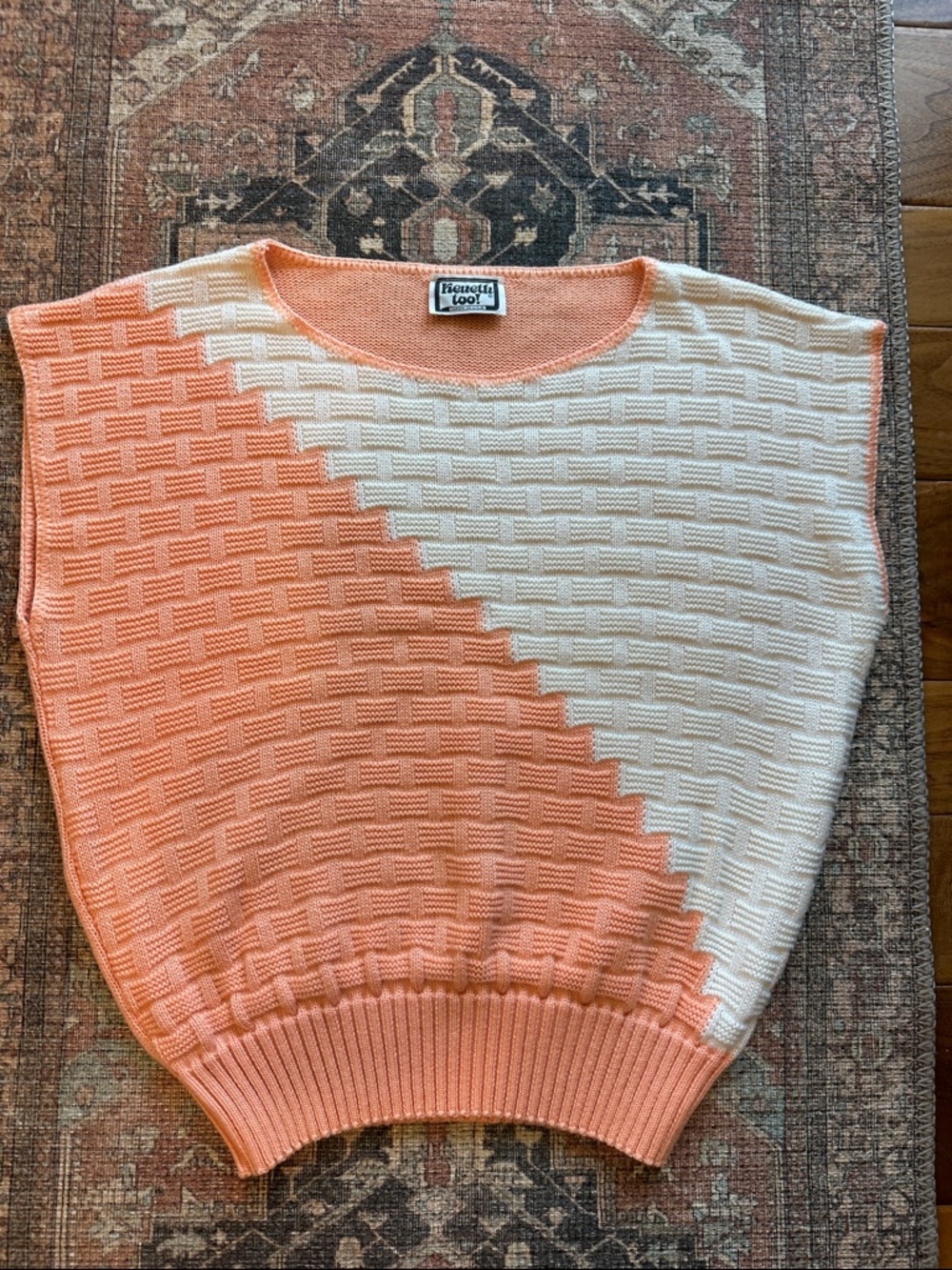 Vtg 80s Keneth too! Sweater vest.